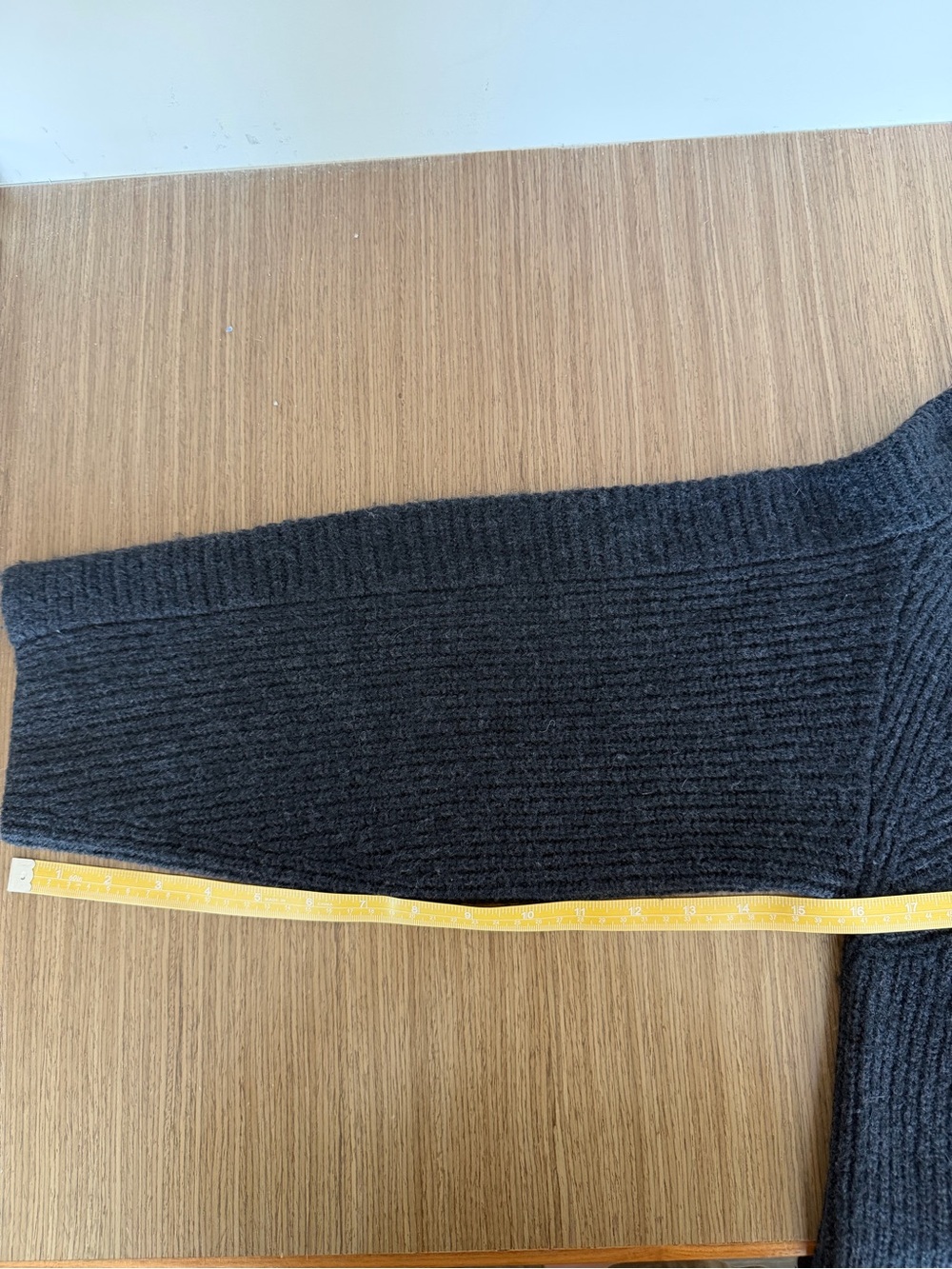 Hugo Boss Charcoal Ribbed Mock Neck Sweater - Picture 6 of 6